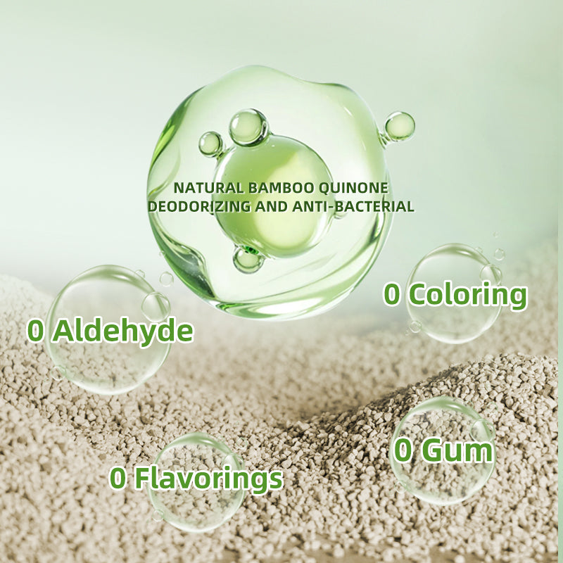LIMPO Natural Bamboo Fiber Cat Litter sand-planted bamboo fiber 1.5L 3L 8L (100 packs Starting from)