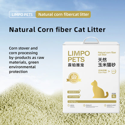 LIMPO Natural Corn Cat Litter corn planting  1.5L  3L  8L （100 packs Starting from）