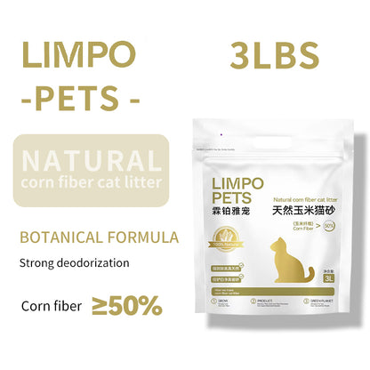 LIMPO Natural Corn Cat Litter corn planting  1.5L  3L  8L （100 packs Starting from）